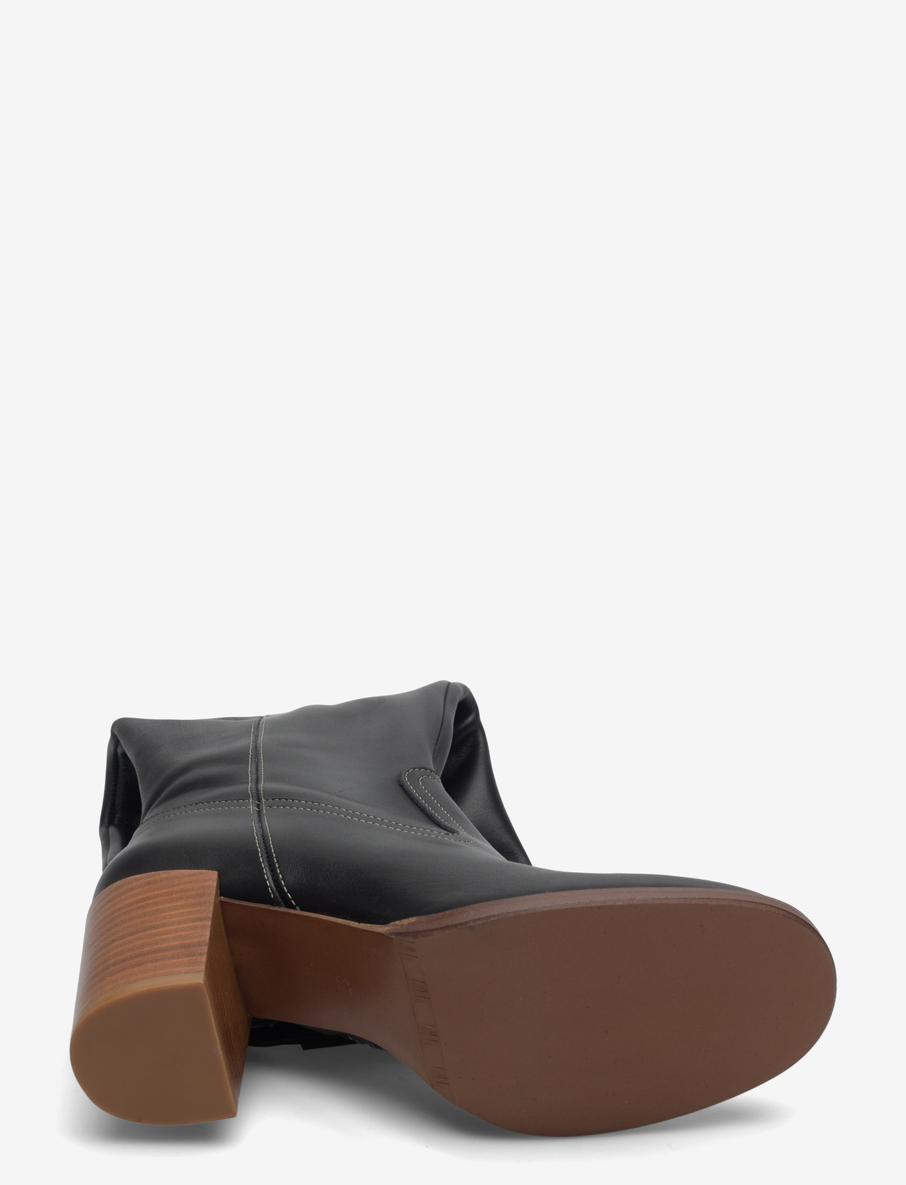 Billi Bi - Long boots X-wide - langskaftede støvler - black calf/lt. heel  -x wid - 4