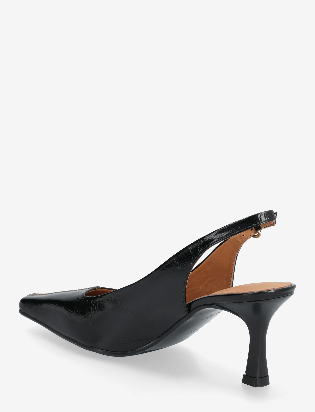 Billi Bi - Sling back - slingbacks med hæle - black naplack - 2