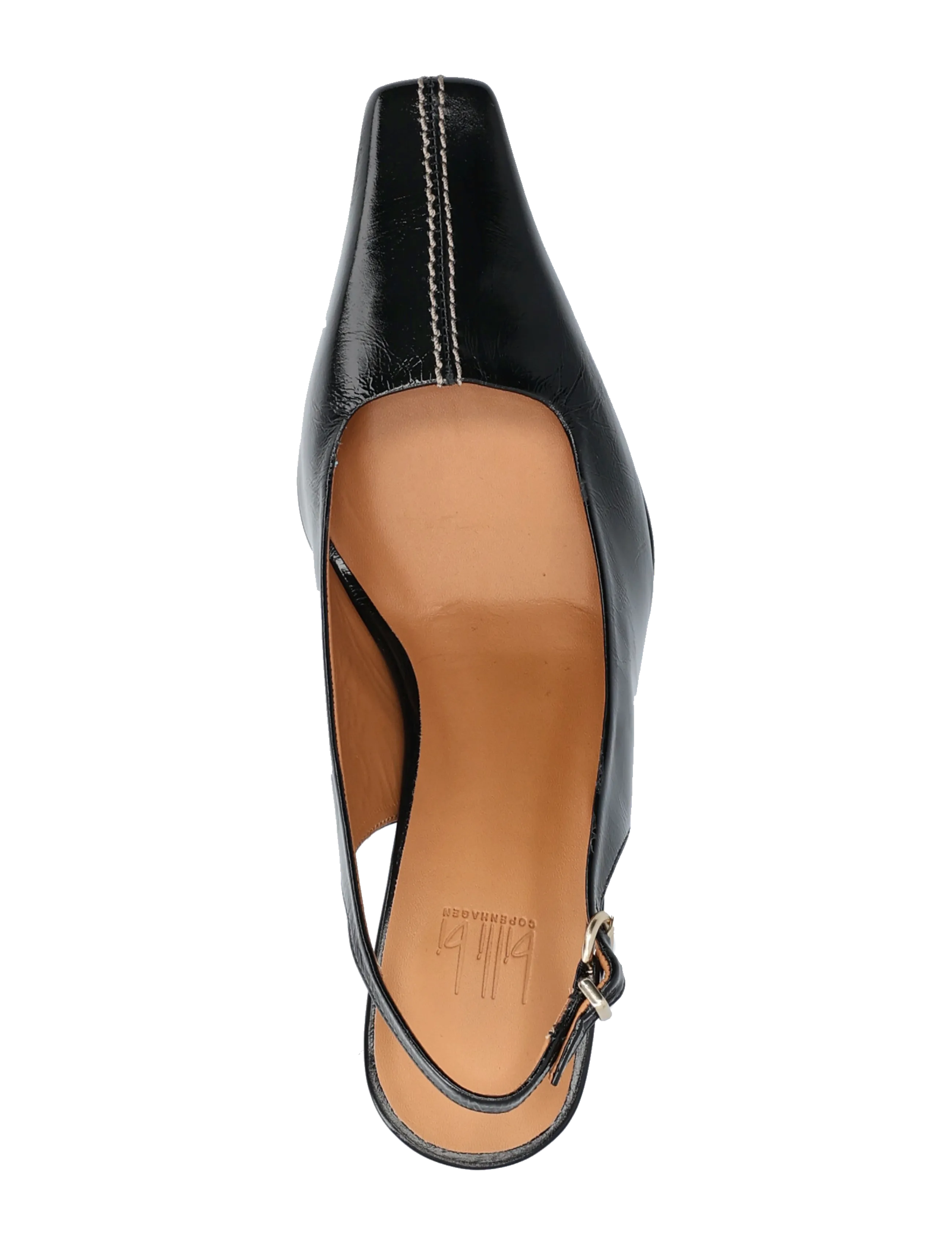 Billi Bi - Sling back - heeled slingbacks - black naplack - 3