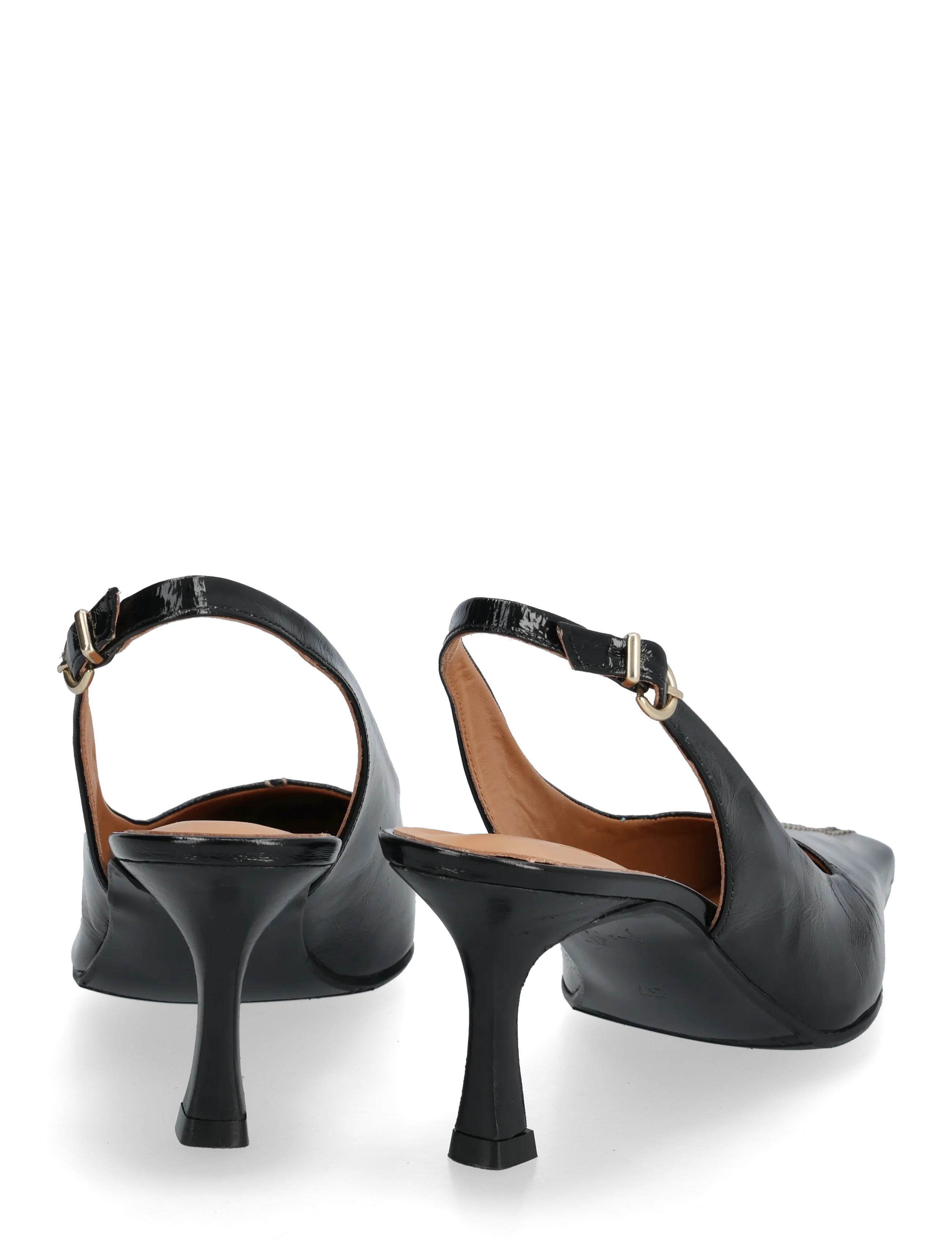 Billi Bi - Sling back - heeled slingbacks - black naplack - 4