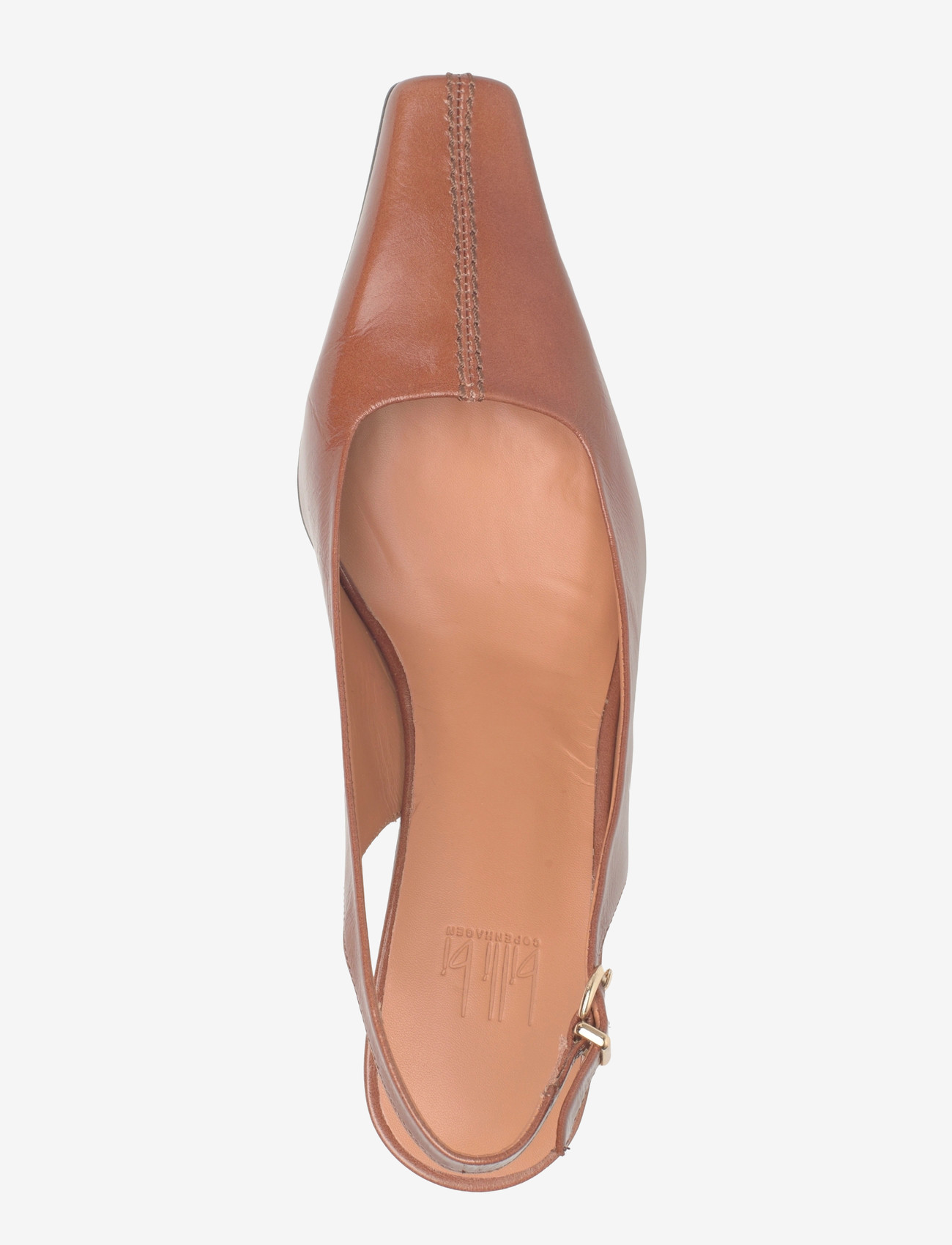 Billi Bi - Sling back - slingbacks med hæle - palisandro napack - 3