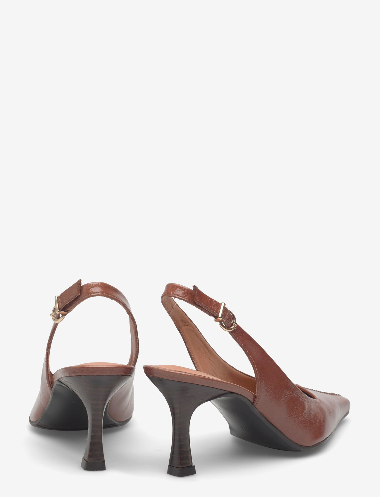 Billi Bi - Sling back - slingbacks med hæle - palisandro napack - 4