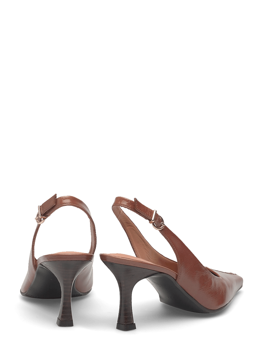 Billi Bi - Sling back - slingbacks mit absatz - palisandro napack - 4