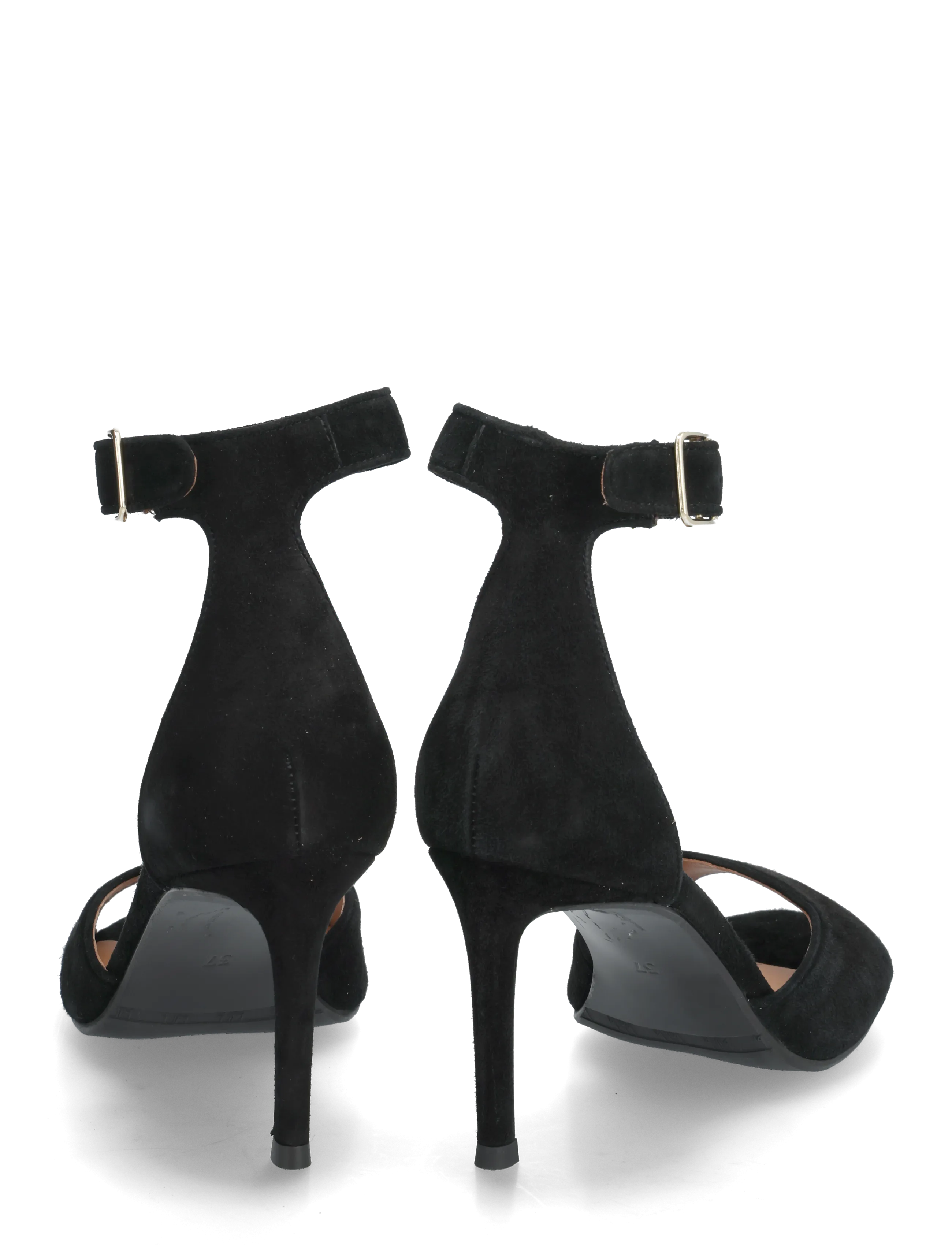 Billi Bi - Heeled sandals - peeptoes - black suede - 4
