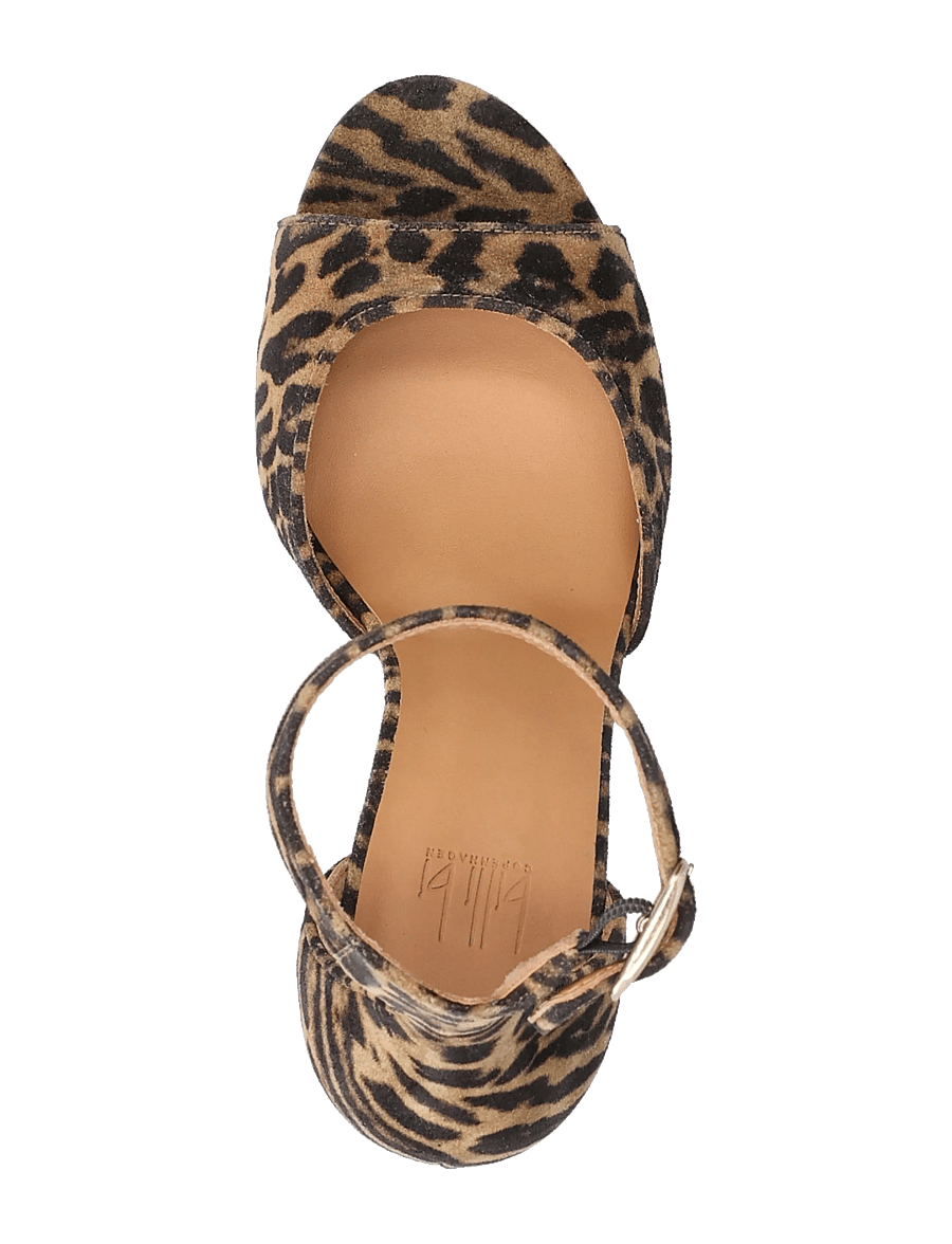Billi Bi - Heeled sandals - sandaler med hæl - leopardo cuoio suede - 3