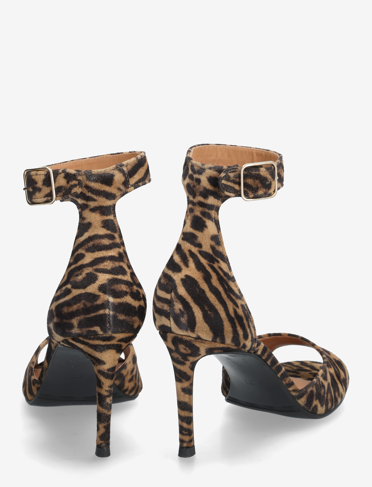 Billi Bi - Heeled sandals - sandaler med hæl - leopardo cuoio suede - 4
