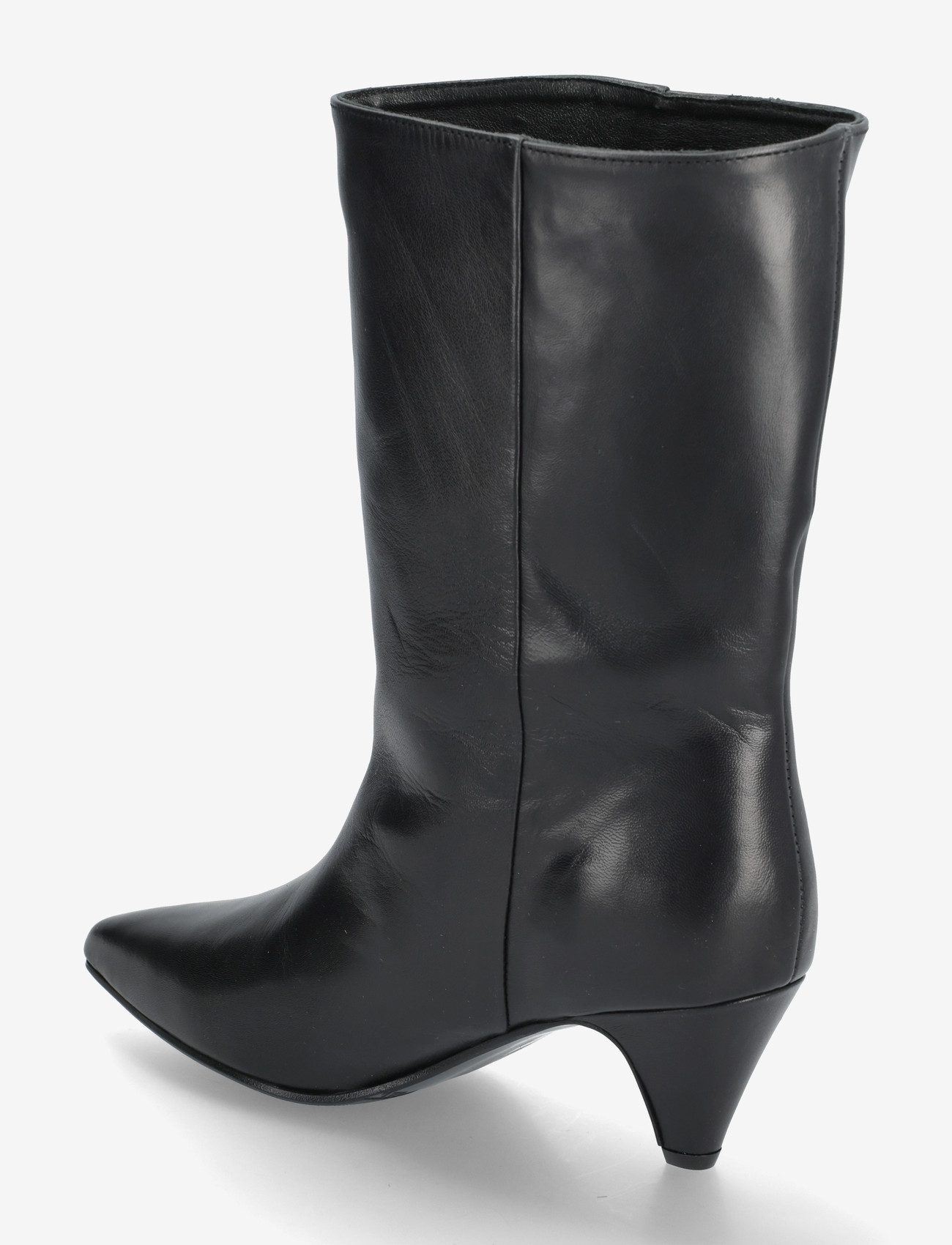 Billi Bi - Booties - kõrge konts - black nappa - 2