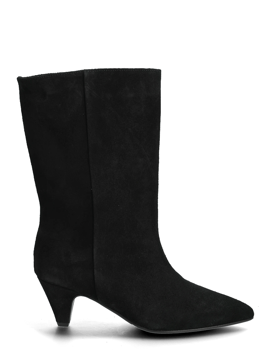 Billi Bi - Booties - heeled ankle boots - black suede - 1