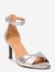 Billi Bi - A2630 - heeled sandals - silver crackele 003 - 1