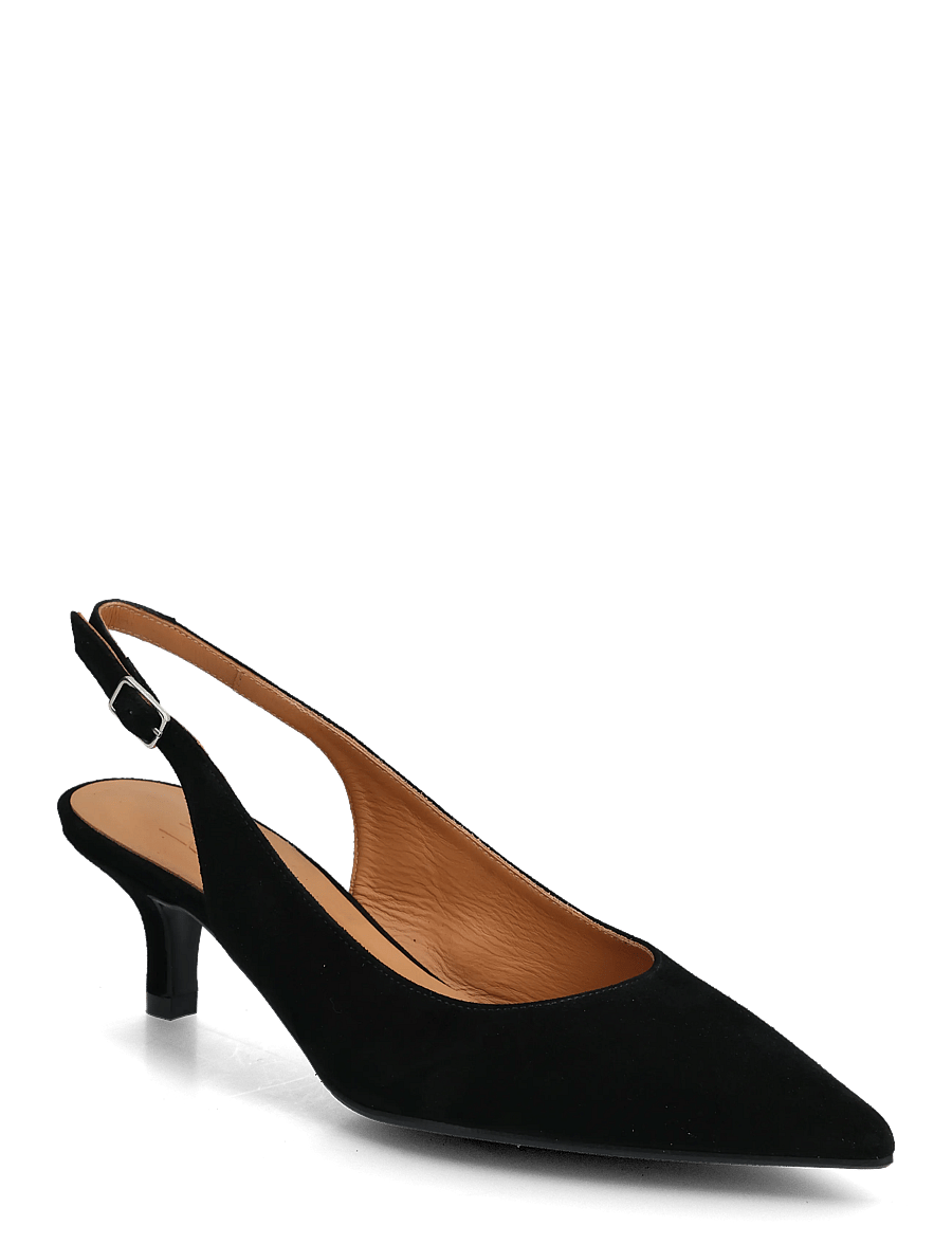 Billi Bi - Pumps - slingbacks med hæle - black suede - 0