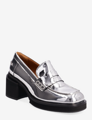 Billi Bi - Shoes - mokasyny na obcasach - silver mirror 002 - 0