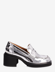 Billi Bi - Shoes - loafers med klack - silver mirror 002 - 1