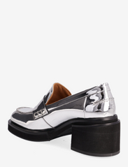 Billi Bi - Shoes - mokasiner med hæl - silver mirror 002 - 2