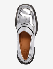 Billi Bi - Shoes - loafer mit absatz - silver mirror 002 - 3