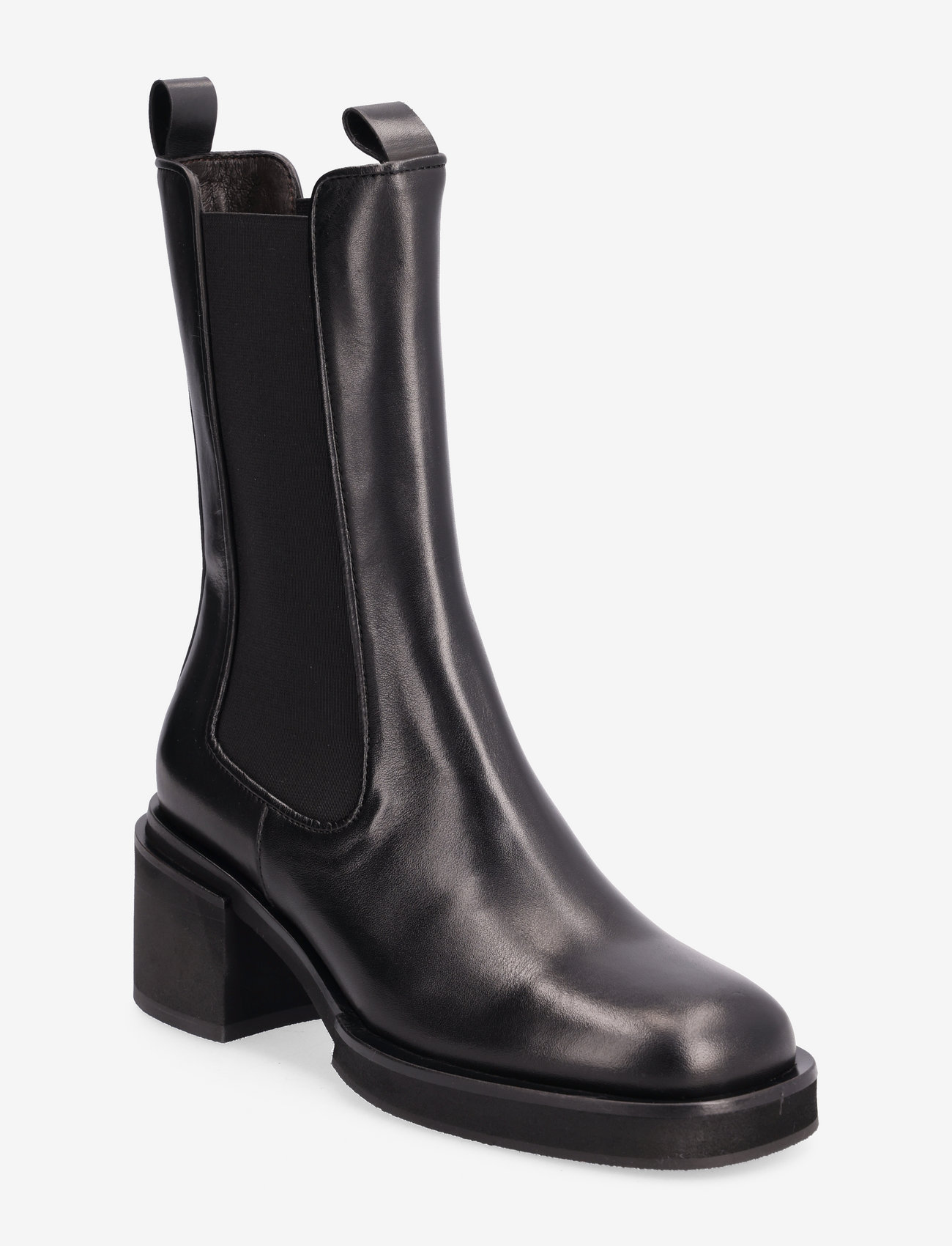 Billi Bi - Boots - hög klack - black calf 80 - 0