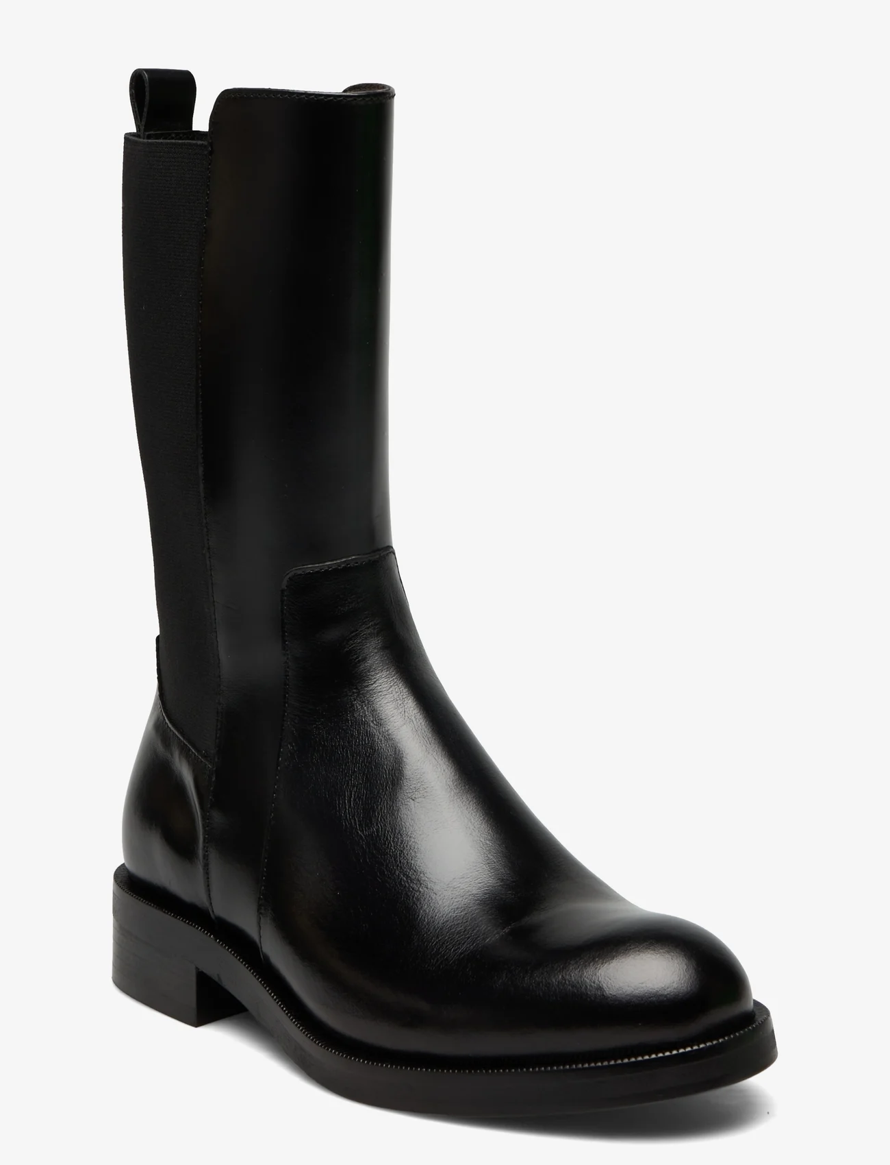 Billi Bi - Boots - tasapohjaiset nilkkurit - black calf 80 - 0