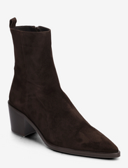 Booties - CHOCOLATE  SUEDE