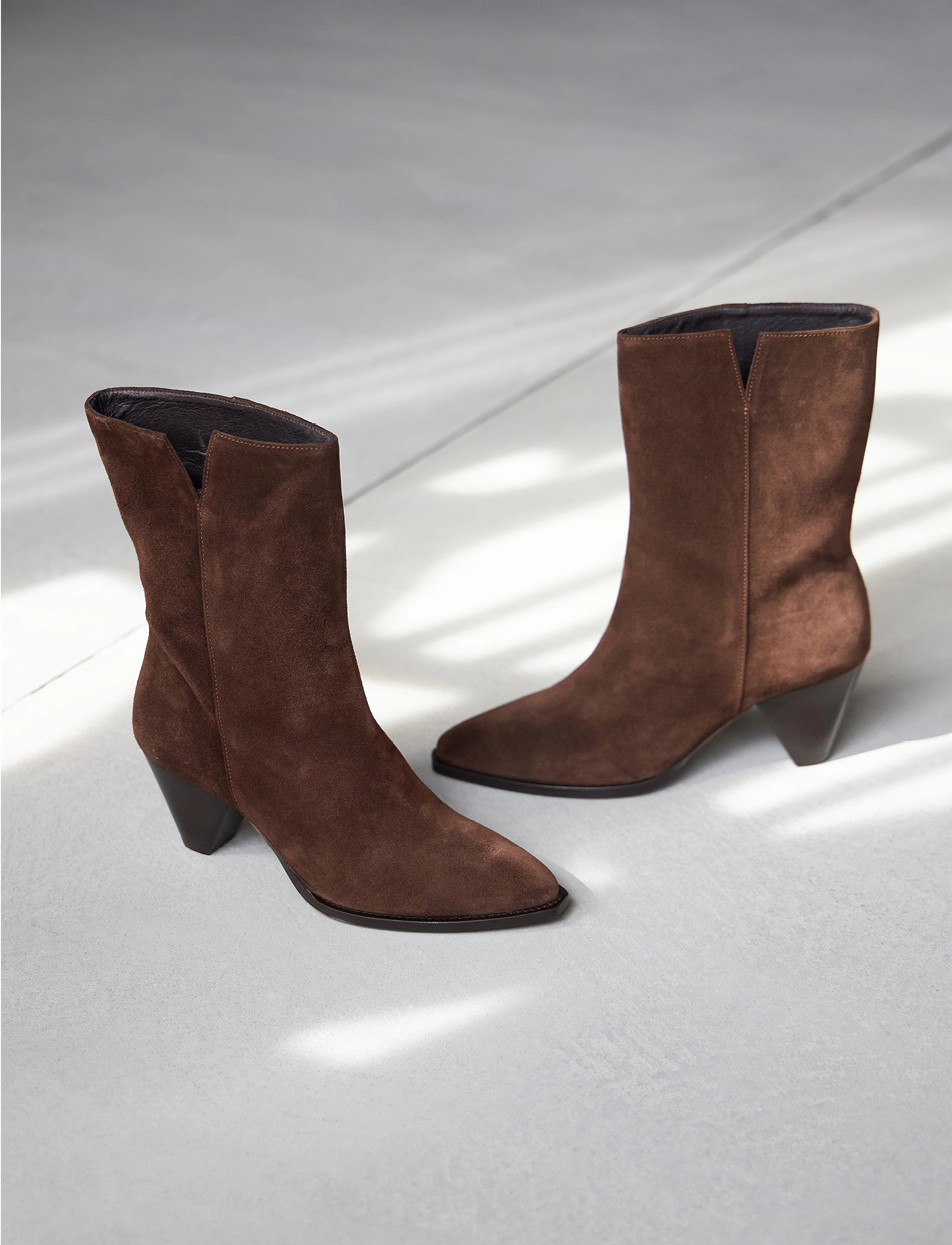 Billi Bi - Booties - castagne suede 85 - 5