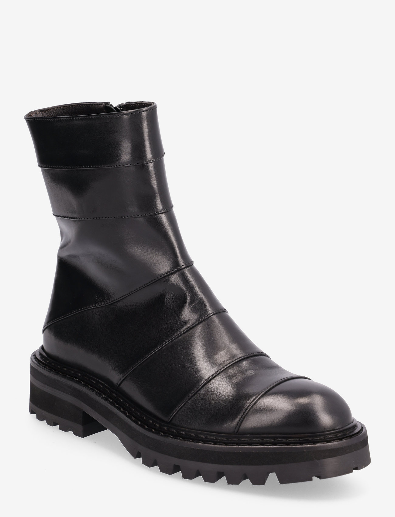 Billi Bi - Boots A3290 - platte enkellaarsjes - black calf 80 - 0