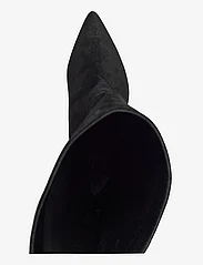 Billi Bi - Booties - pika säärega saapad - black babysilk suede 500 - 3