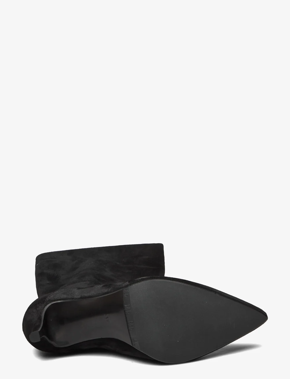 Black mule booties sales