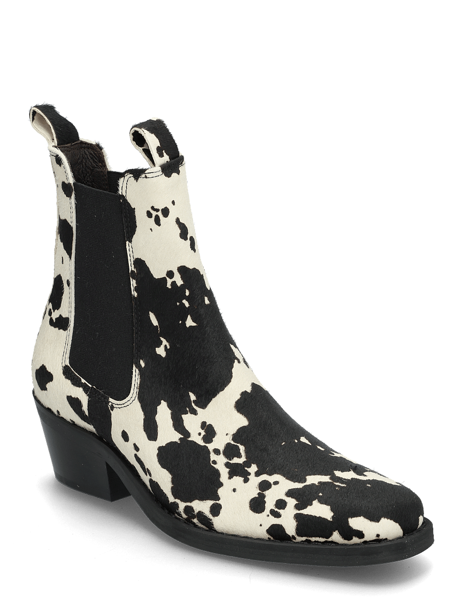 Billi Bi - Booties - kowbojki - black cow - 0