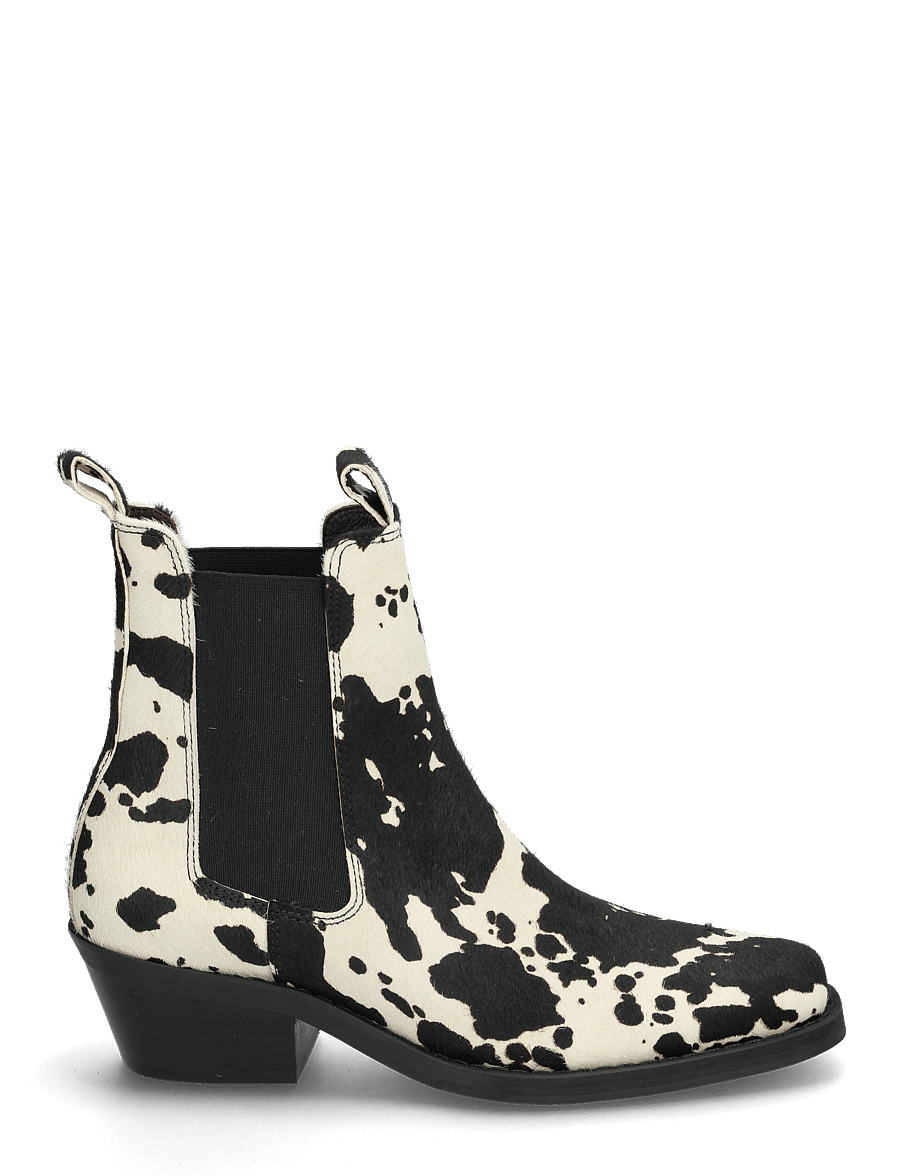 Billi Bi - Booties - kowbojki - black cow - 1