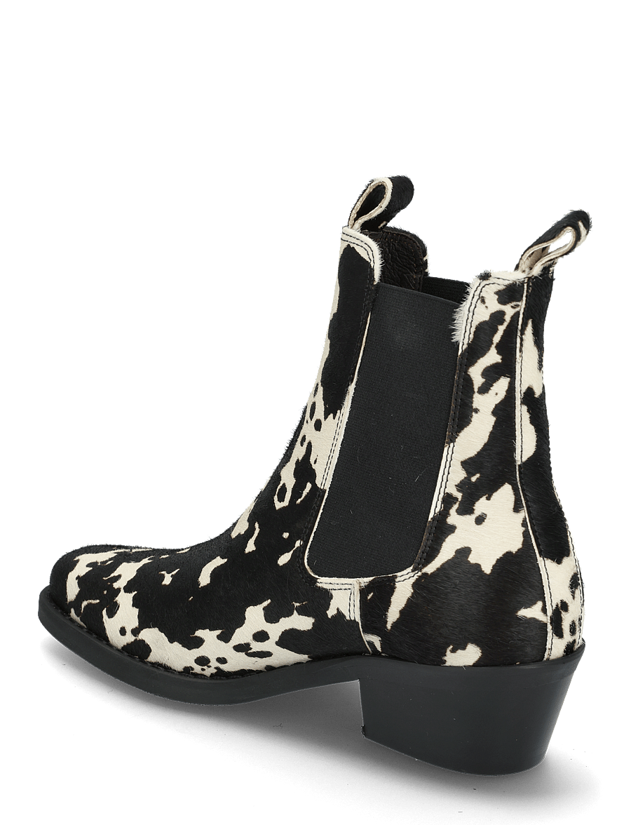 Billi Bi - Booties - kowbojki - black cow - 2