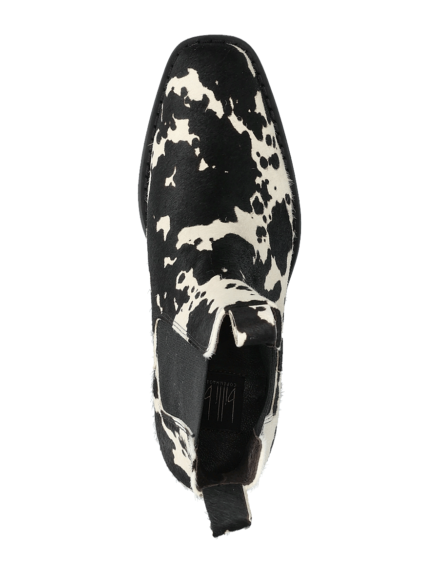 Billi Bi - Booties - kowbojki - black cow - 3