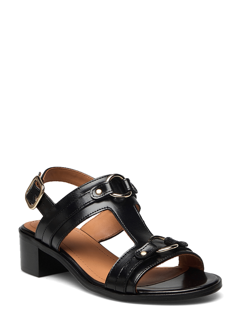 Billi Bi - Sandals - sandaler med hæl - black calf - 0