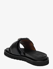 Billi Bi - A4106 - flat sandals - black calf/silver - 2