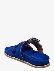Billi Bi - A4120 - flate sandaler - royal blue suede - 2