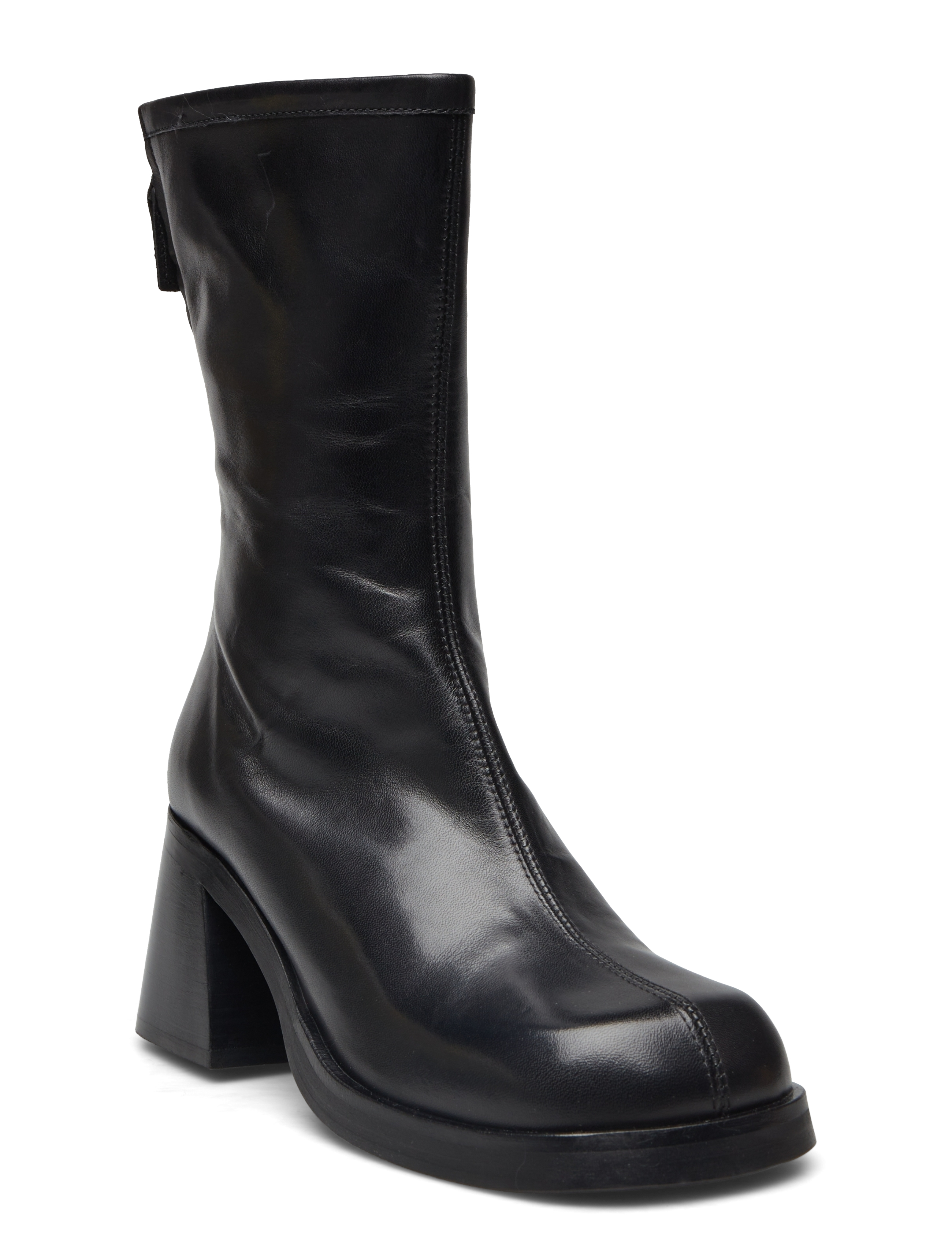 Booties - BLACK CALF