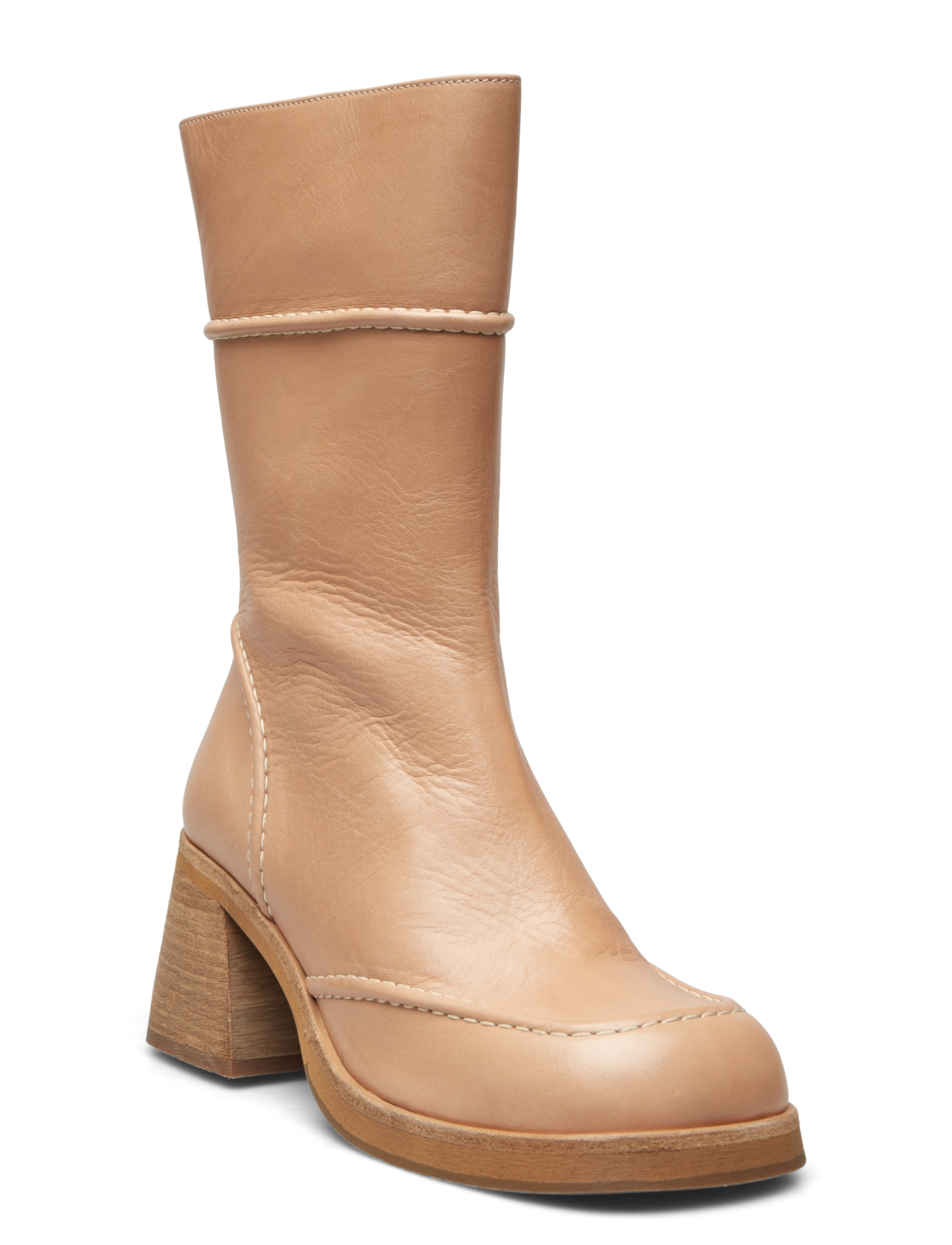 Booties - CASTORO BEIGE CALF