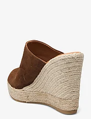 Billi Bi - A4455 - højhælede espadrillos - dark cognac suede - 2