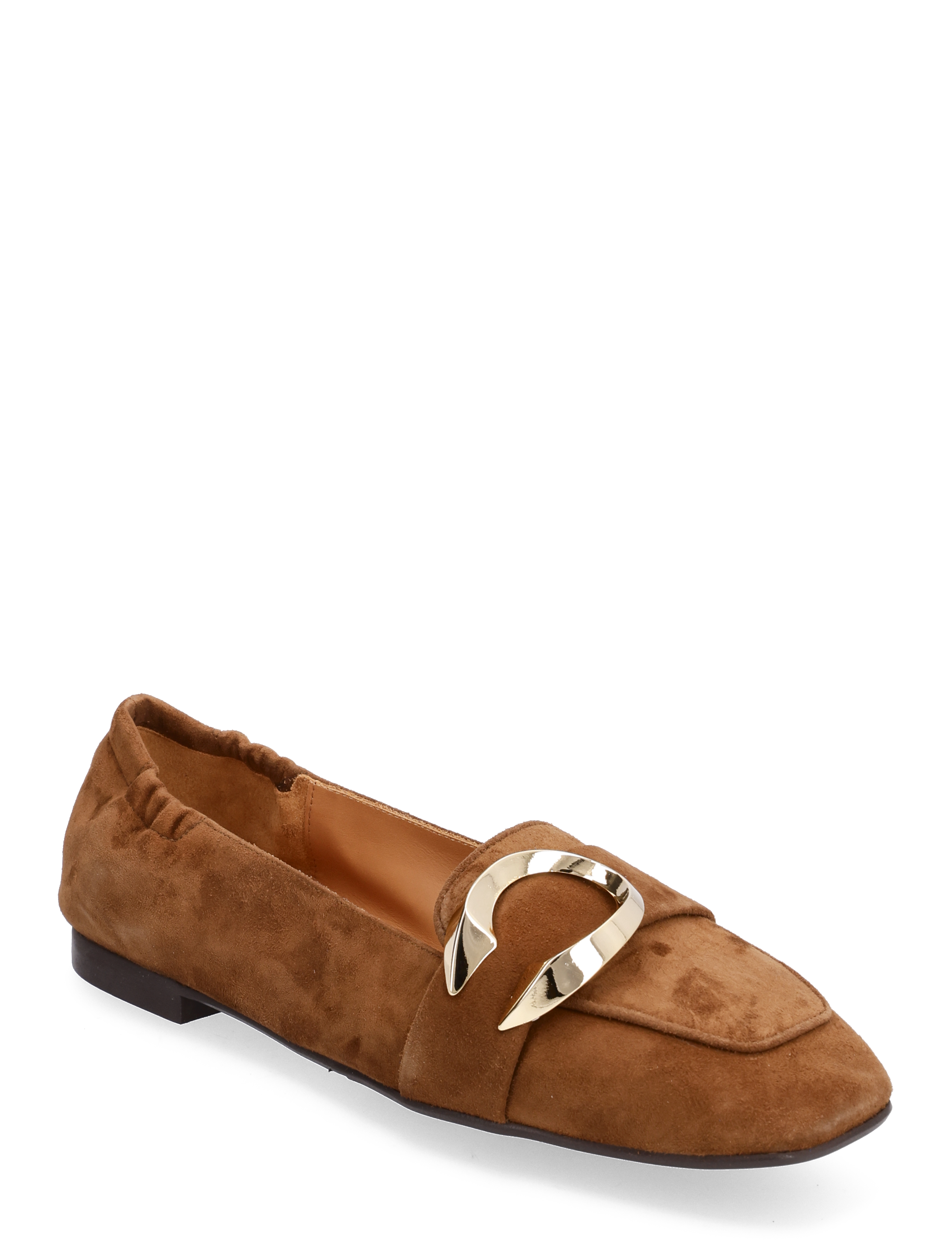 Ballerina - DARK COGNAC  SUEDE