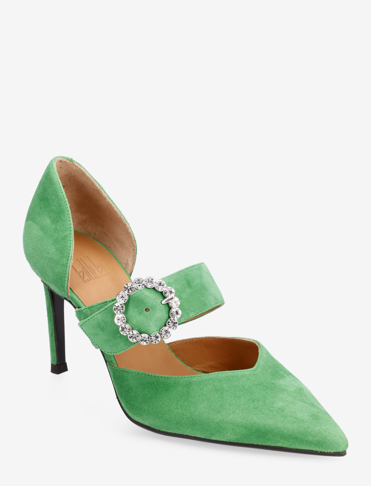 Billi Bi - A4613 - party wear at outlet prices - grass green suede - 0