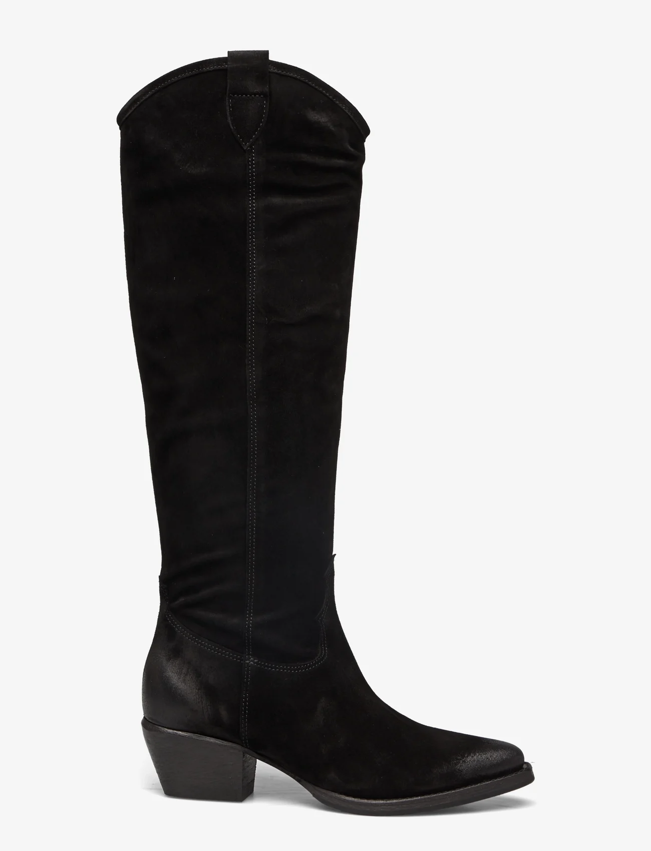 Billi Bi - Long Boots - cowboy boots - black babysilk suede 500 - 1