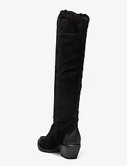 Billi Bi - Long Boots - cowboystøvler - black babysilk suede 500 - 2