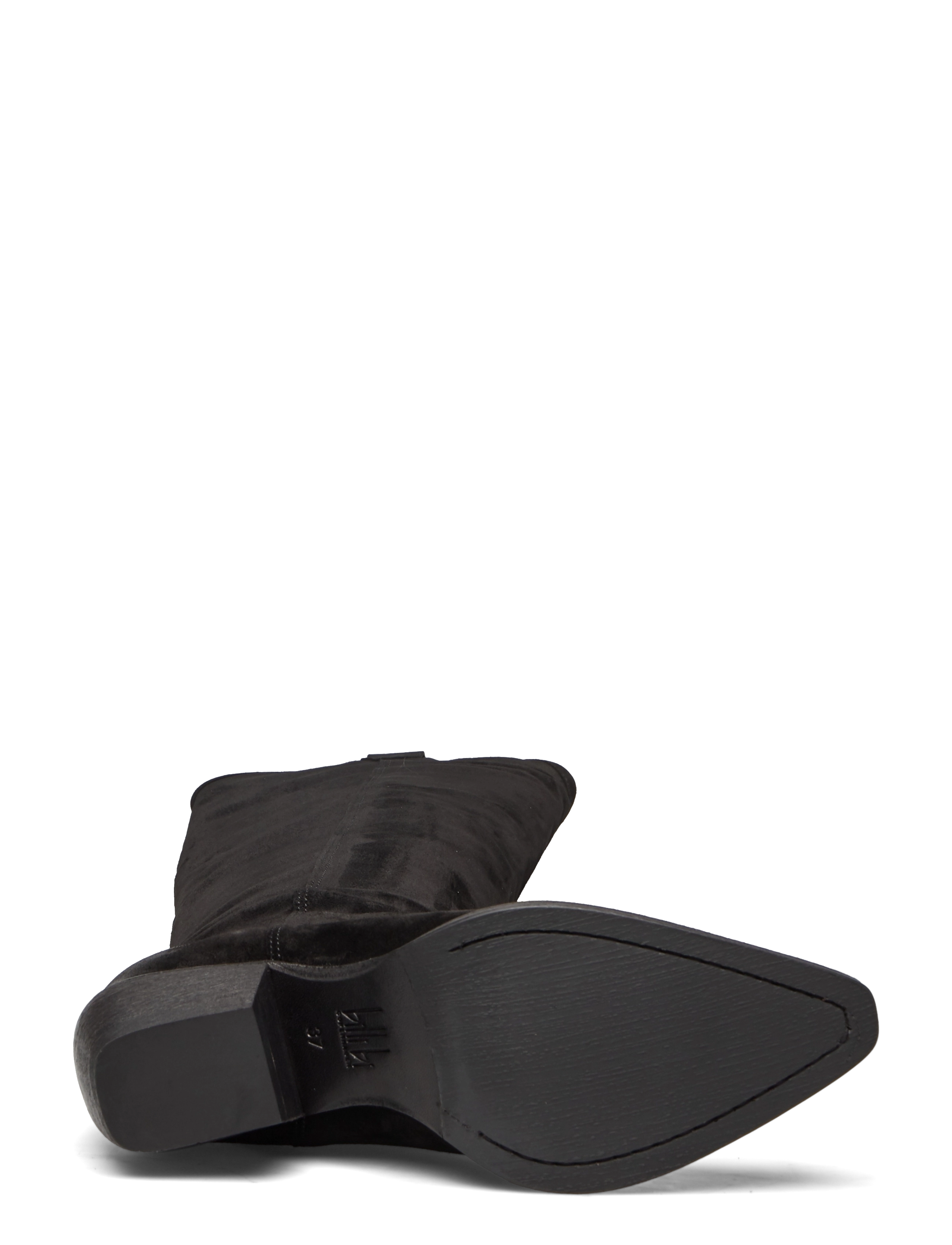 Billi Bi - Long Boots - black babysilk suede 500 - 4