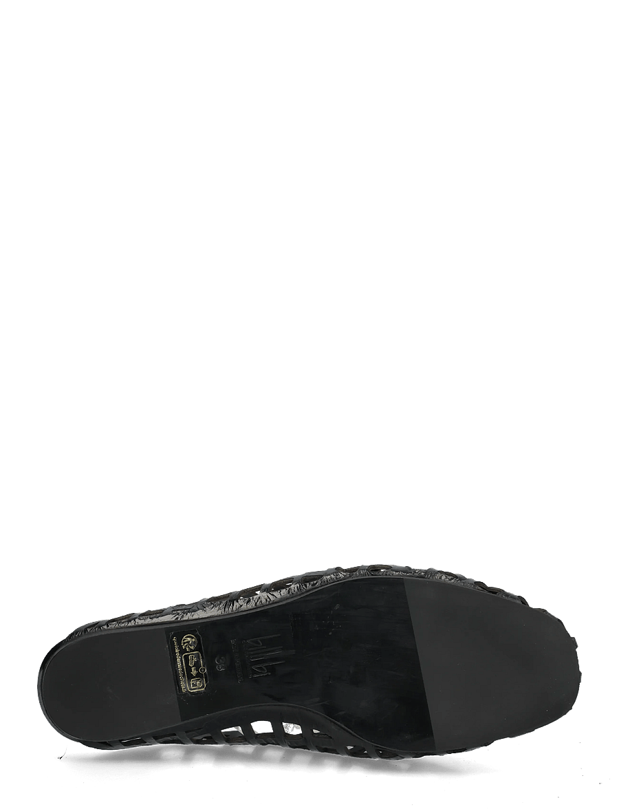 Billi Bi - Sandals - flache sandalen - black naplack - 4