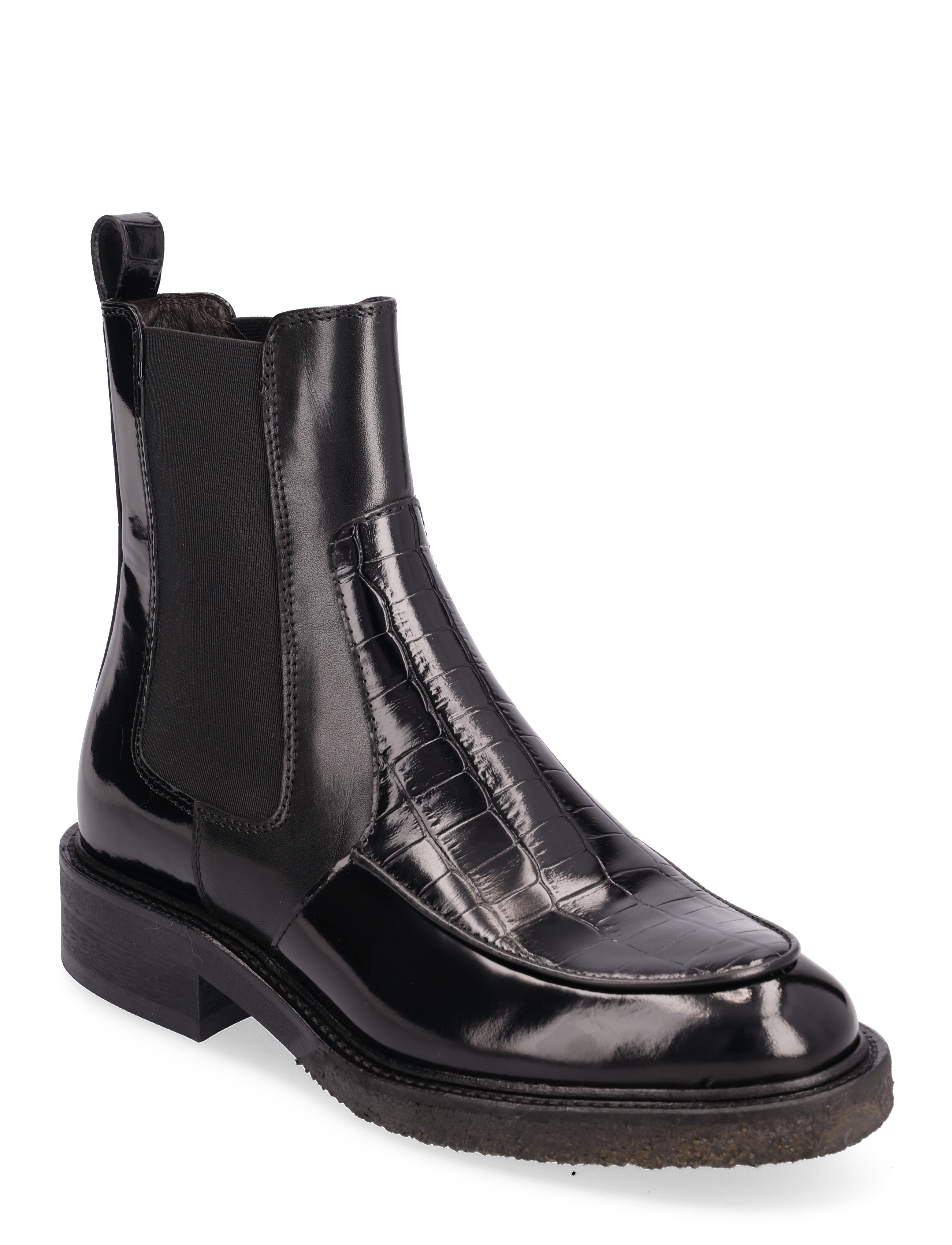 Boots - BLACK POLIDO/CROCO