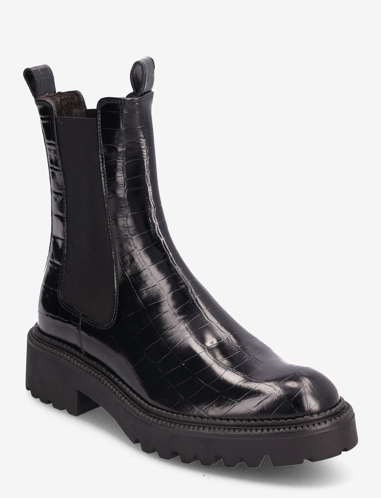 Billi Bi - Boots - chelsea stila zābaki - black monterrey croco - 0
