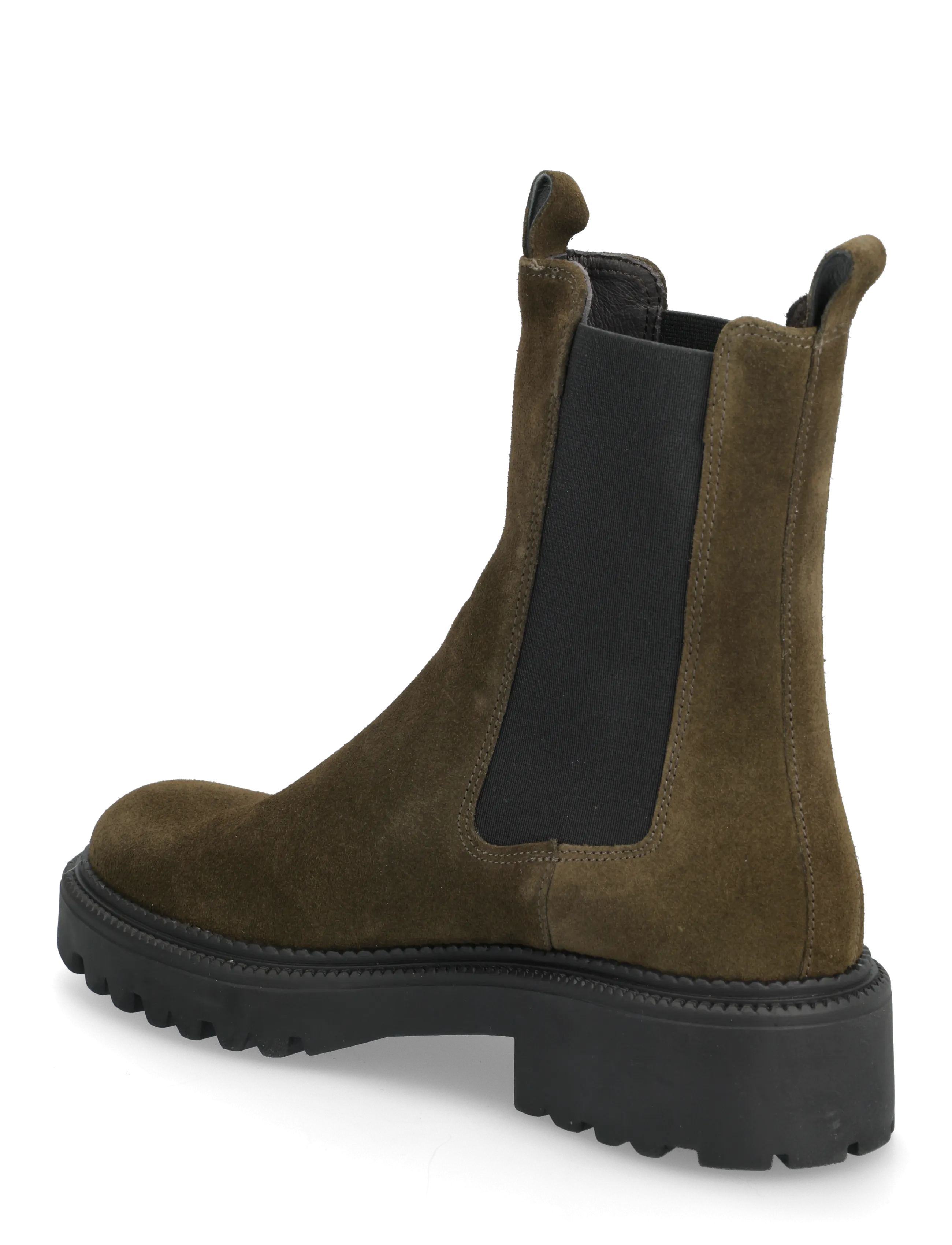 Billi Bi - Boots - kvinder - oliva babysilk suede - 2