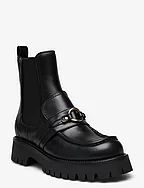 Boots - BLACK CALF/BLACK SOLE