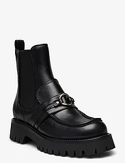 Billi Bi - Boots - lygiapadžiai aulinukai iki kulkšnių - black calf/black sole - 0