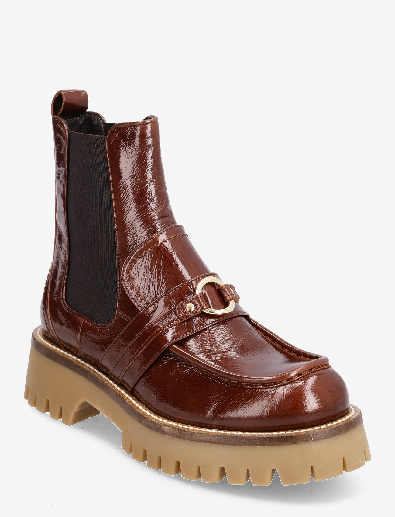 Billi Bi - Boots - flache stiefeletten - castagna naplack - 0
