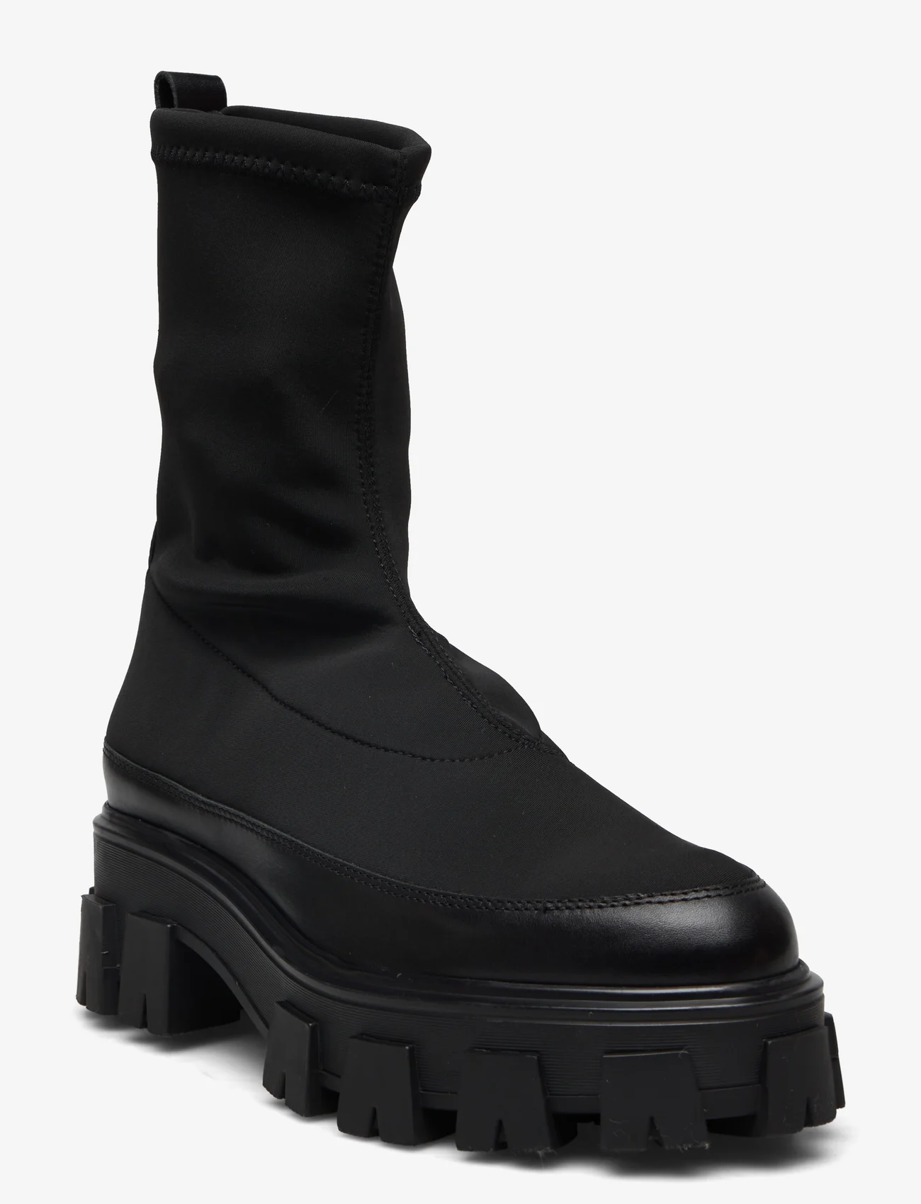 Billi Bi - Boots - lygiapadžiai aulinukai iki kulkšnių - black stretch - 0
