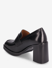 Billi Bi - Shoes - mokasiner med hæl - black calf crust - 2