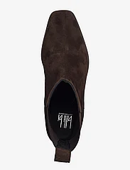 Billi Bi - Boots - platta ankelboots - dark brown   suede - 3